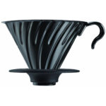 قمع هاريو للترشيح ستينلس لون أسود v60