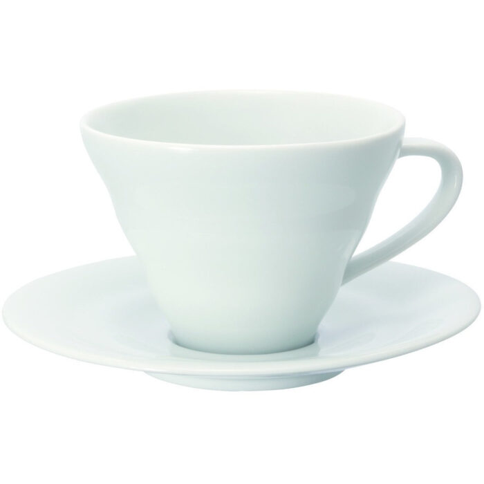 Hario cup v60 shape with saucer Hario cup v60 shape with saucer